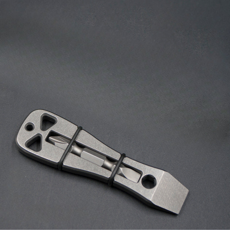 TC21 Titanium Tactical Pry Bar Durable Survival Multi-Tool for EDC