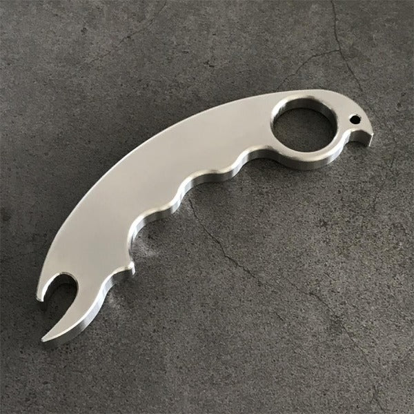 Solid Steel Multi-Tool for Self-Defense and Utility