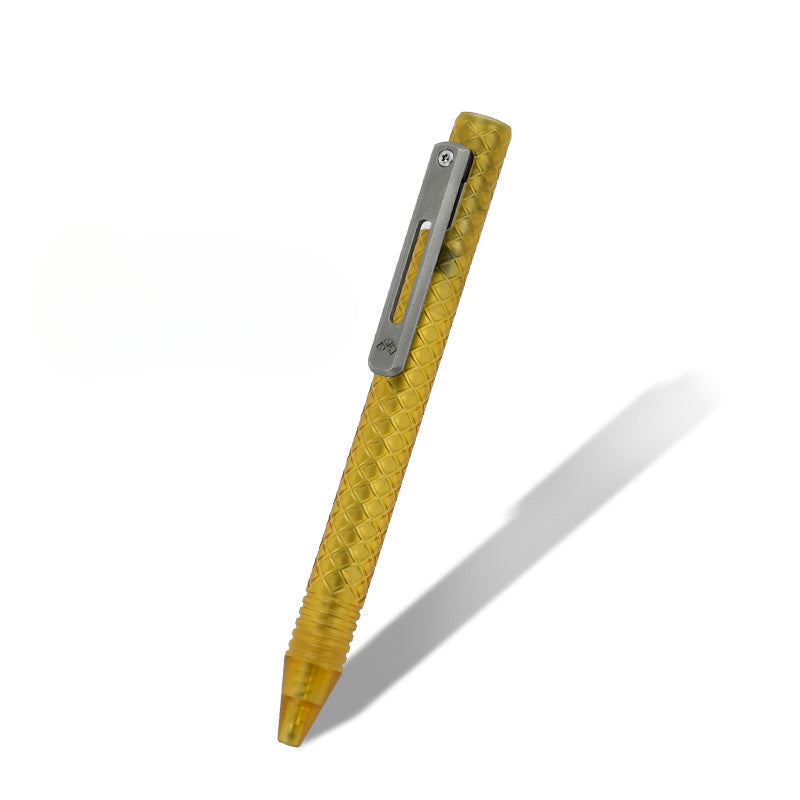 Titan Lattice Slider ColorShift Defense Pen with Advanced Functionality
