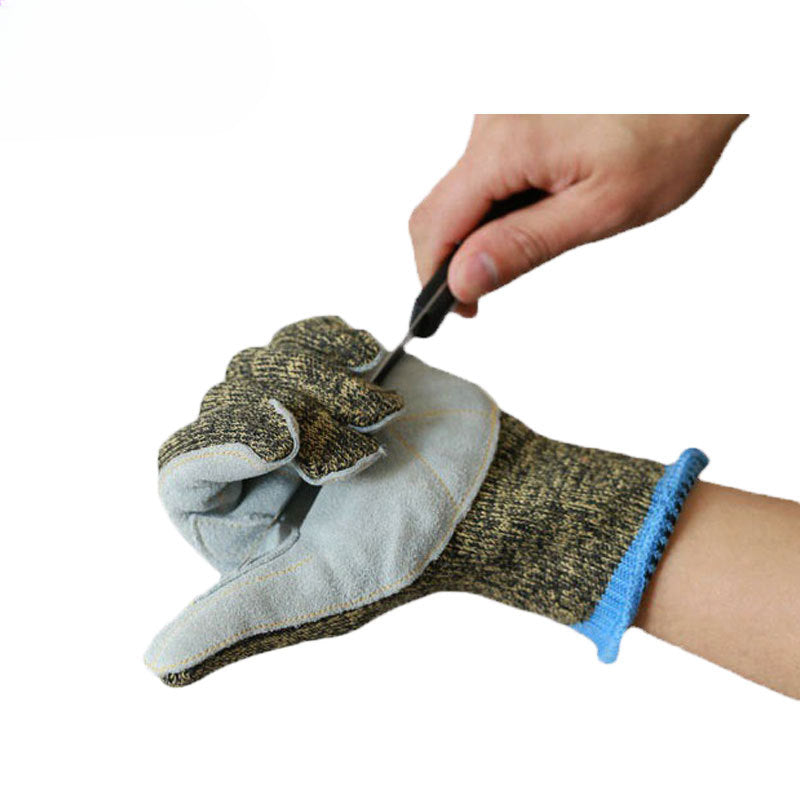 Heavy Duty Outdoor Safety Gloves with Camo Design
