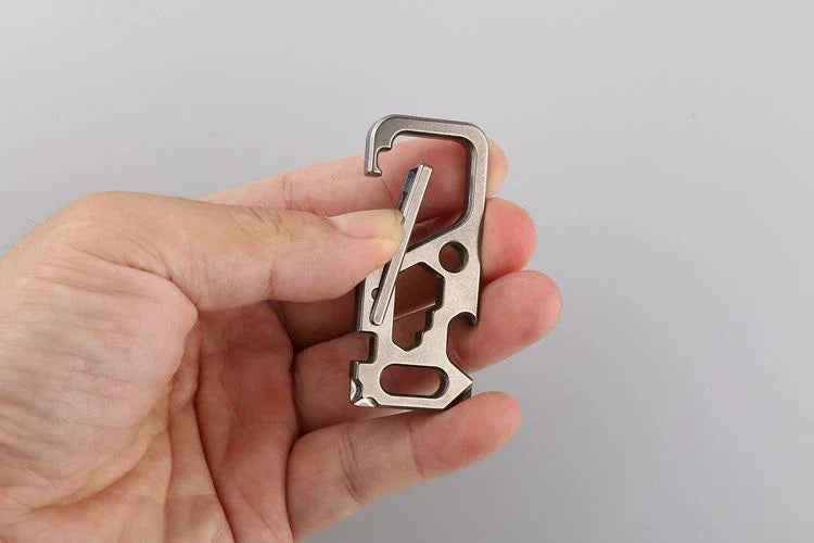 TC4 Titanium Utility Keychain Tool for Multi-Purpose Use