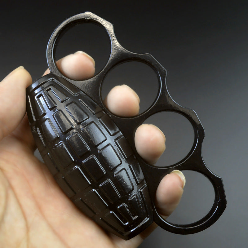 Metal Brass Knuckle Duster with Four-Finger Buckle by TigerGuard for Defense