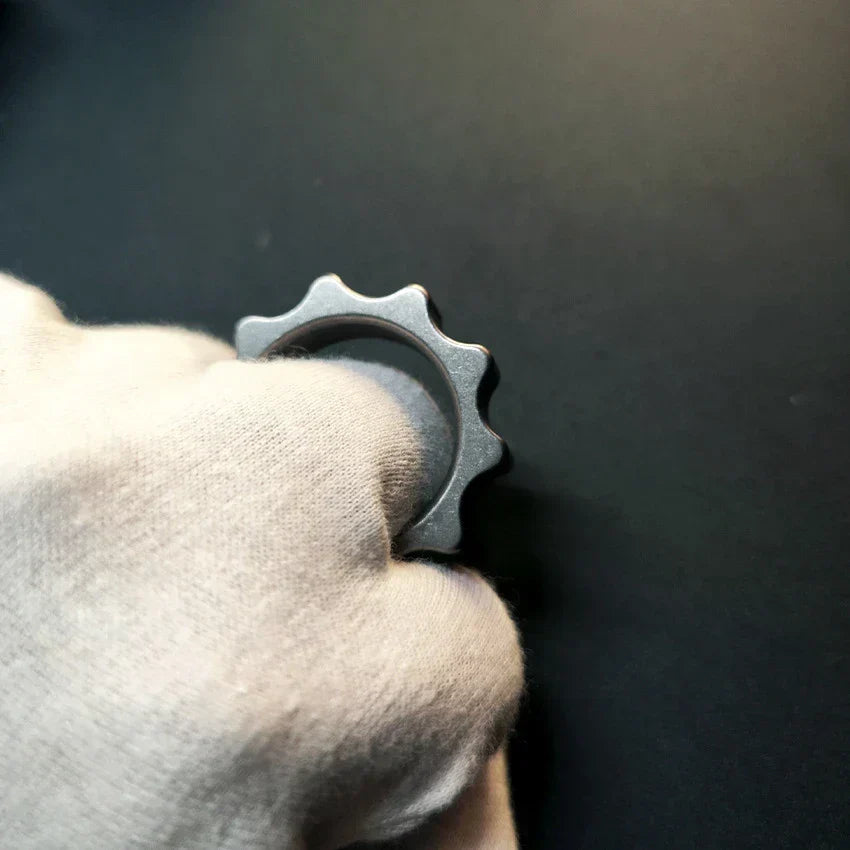 TC4 Titanium Knuckle Duster EDC Tool for Personal Security