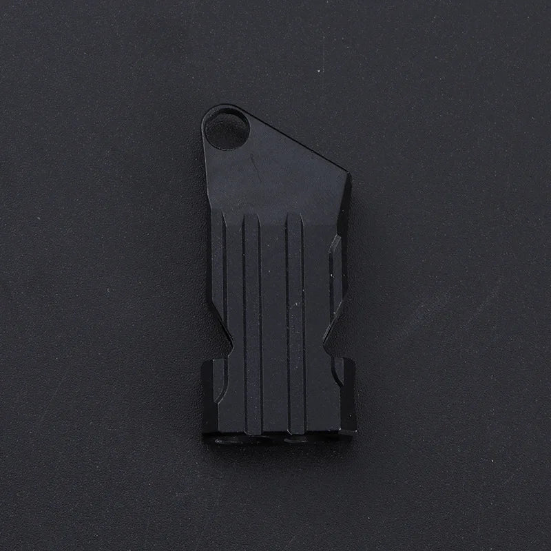 Dual Audio Whistle in Aluminum Alloy for Survival and Outdoor Activities