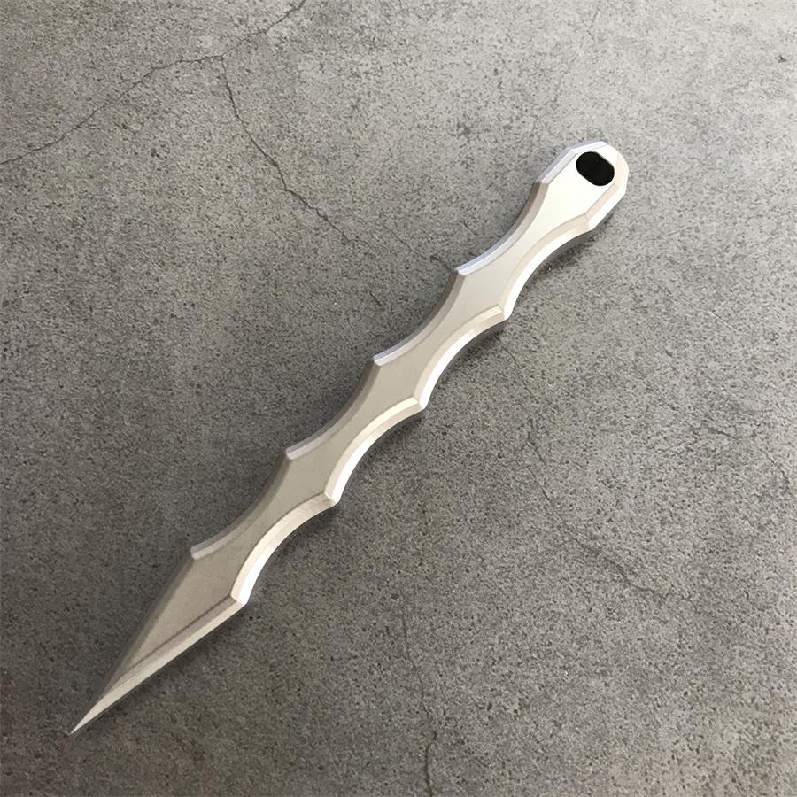 Titanium Alloy Crowbar Multifunctional Bottle Opener Tool for Self-defense