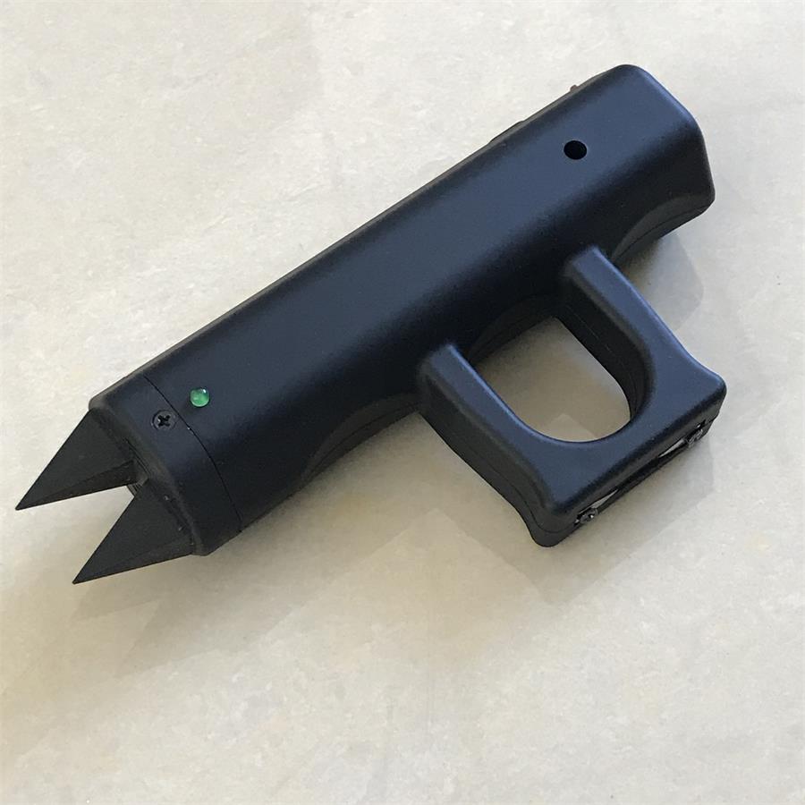 Self-Defense Stun Gun with Multi-Function Knuckle Duster Tool