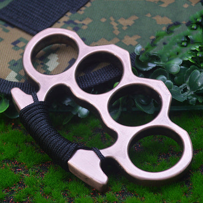 Heavy Duty Brass Knuckle Duster Four Finger Protection Tool