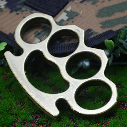 Heavy Duty Brass Knuckle Duster Four Finger Protection Tool