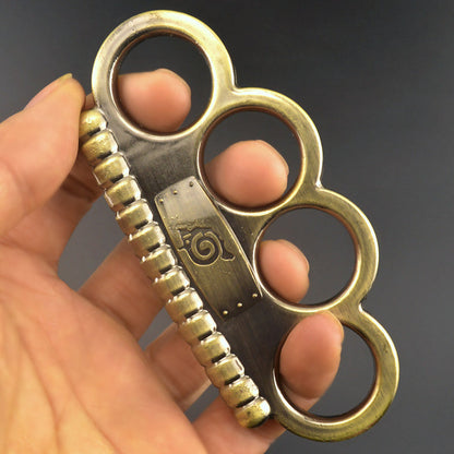 Solid Brass Knuckles Duster Tactical EDC Tool for Protection
