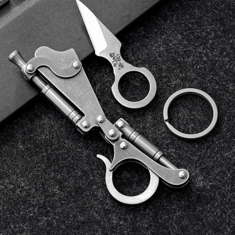 Rebounding Fun Pocket Knife Versatile Self-Defense EDC Tool