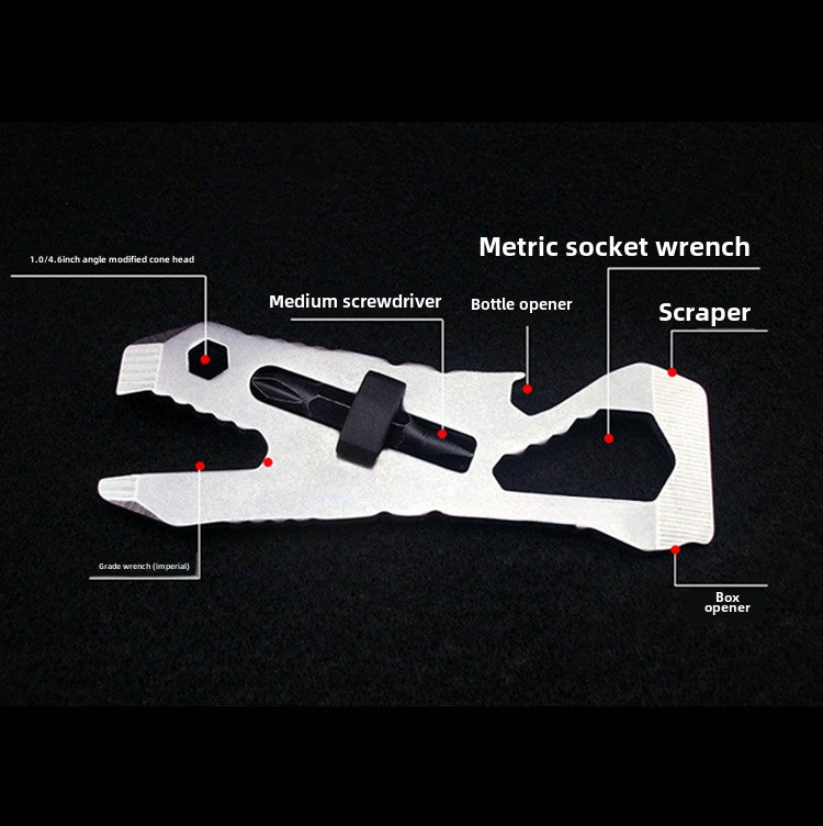 Piranha EDC Multi-Tool for Cycling Repairs and Maintenance