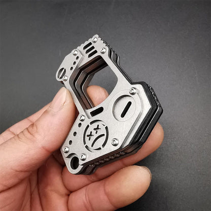 Precision Steel Knuckle Duster Window Breaker Survival EDC Tool