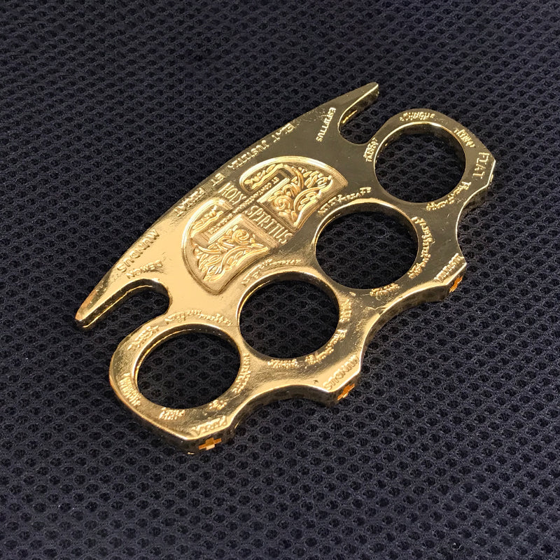 BroadGuard Metal Brass Knuckle Duster and Fist Buckle for Enhanced Protection
