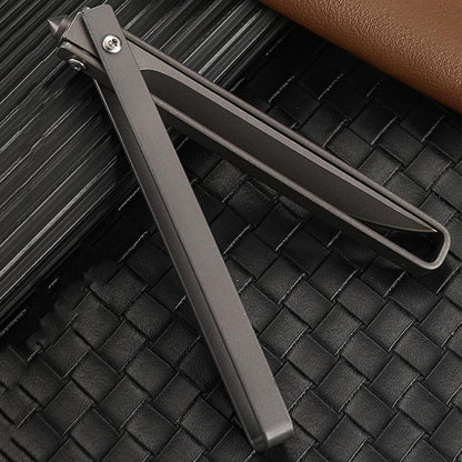 Folding Knife with Mechanically Designed Handle for Tactical Outdoor Pocket Carry