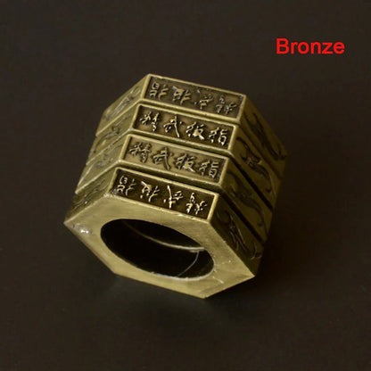 MagicGuard Collapsible Ring King with Window Breaking Tool for Defense