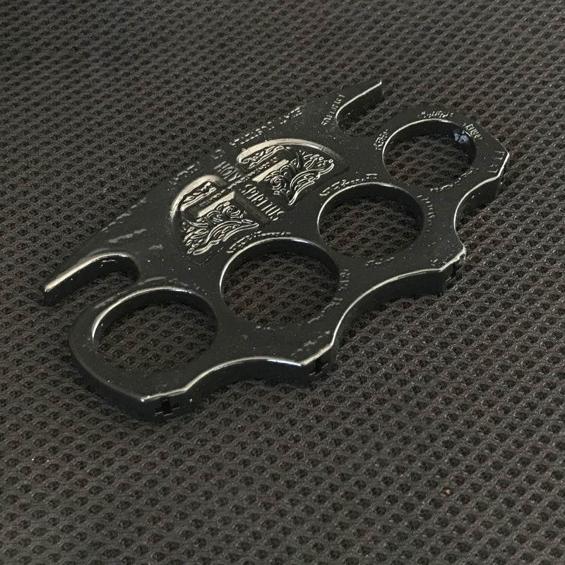 BroadGuard Metal Brass Knuckle Duster and Fist Buckle for Enhanced Protection