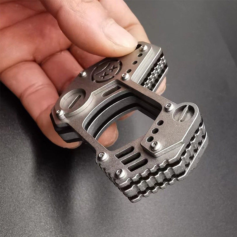Precision Steel Knuckle Duster Window Breaker Survival EDC Tool