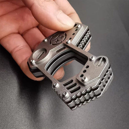 Precision Steel Knuckle Duster Window Breaker Survival EDC Tool