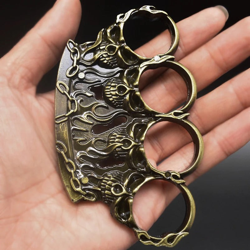 GhostFire Multi-Use Self-Defense Tool with Knuckle Duster and Tiger Fist Ring