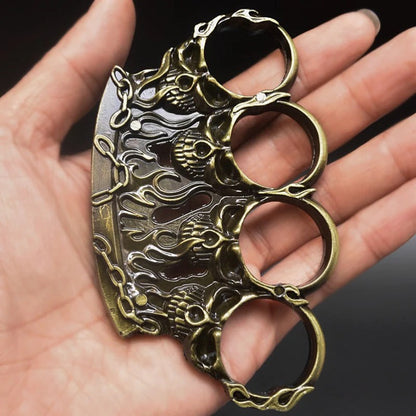 GhostFire Multi-Use Self-Defense Tool with Knuckle Duster and Tiger Fist Ring