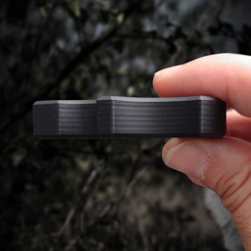 Ultra-Durable Carbon Fiber Knuckle Duster for Single Finger Self Defense