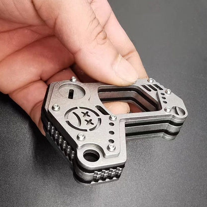 Precision Steel Knuckle Duster Window Breaker Survival EDC Tool