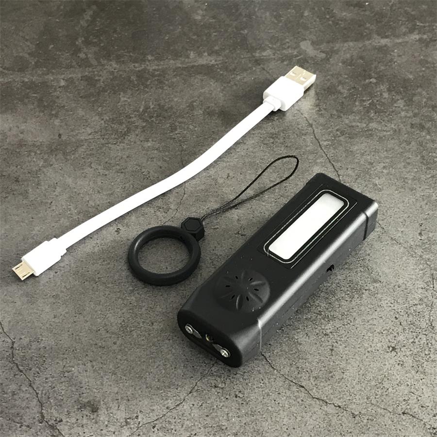 Self-defense Flashlight with Built-in Stun Gun Feature