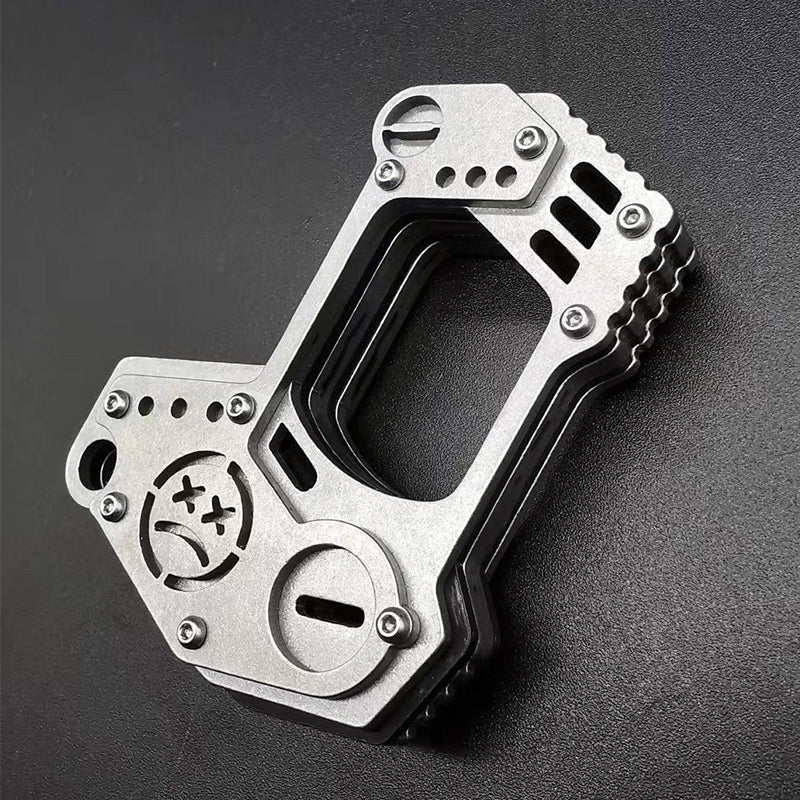 Precision Steel Knuckle Duster Window Breaker Survival EDC Tool