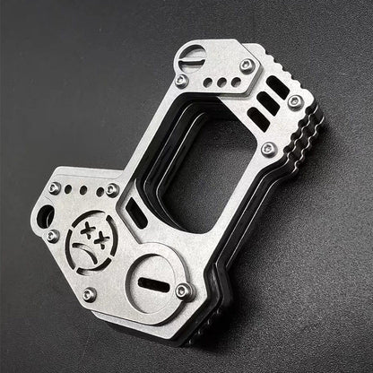 Precision Steel Knuckle Duster Window Breaker Survival EDC Tool