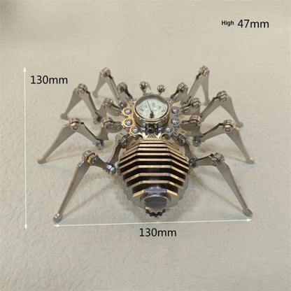 Stainless Steel Time Spider Puzzle for Unique Decor