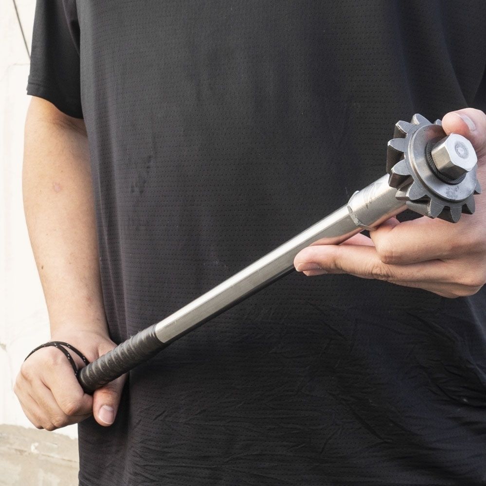 Rugged Bone Hammer Baton with Spikes for Maximum Impact