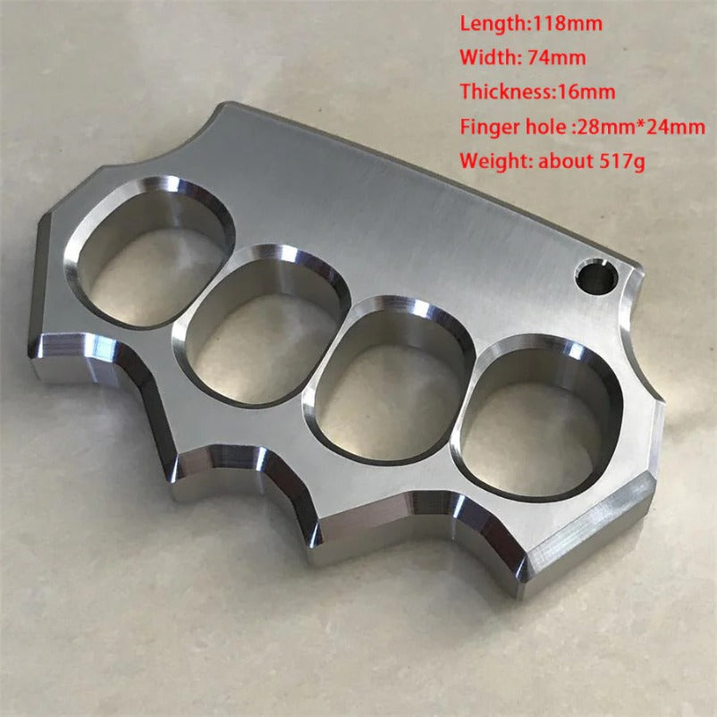 Stainless Steel Knuckle Duster for Training and Self-Defense