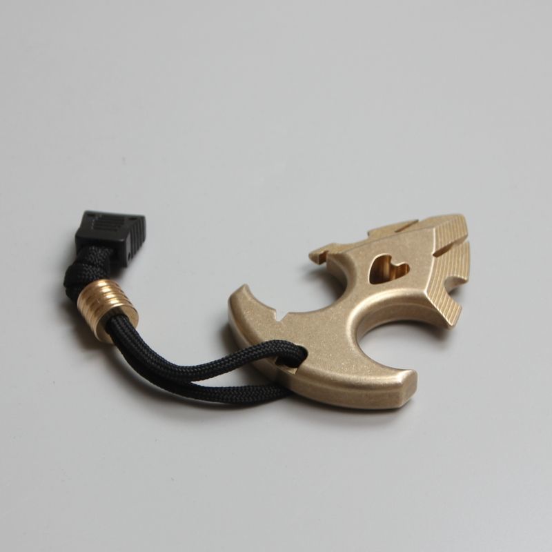 Brass Knuckle Duster Tactical Self-Defense Tool for EDC
