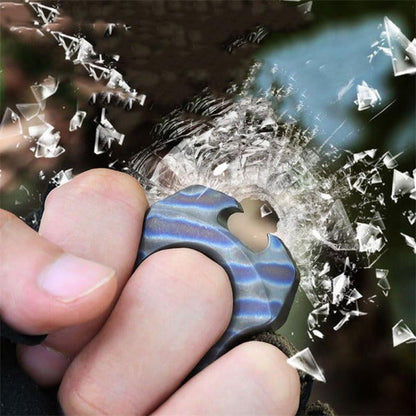 Handfire Mini Titanium Knuckle Duster Dual-Function Bottle Opener
