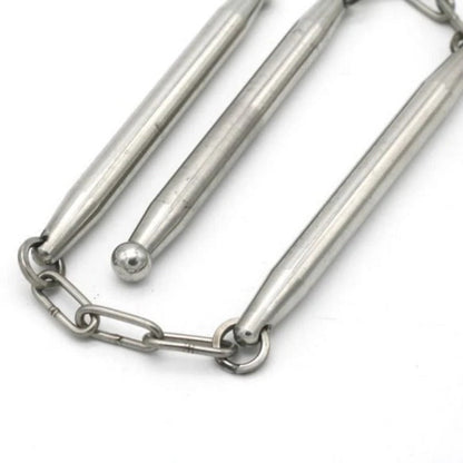 Solid Stainless Steel Whip Three-Section Self-Defense Gear