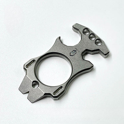 Titanium TC21 Knuckle Duster MultiTool Keychain