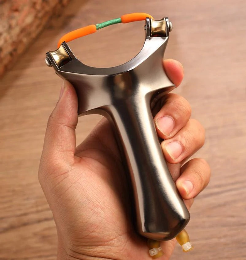 Aluminum Alloy PulseShot Slingshot Ideal for Shooting and Fishing