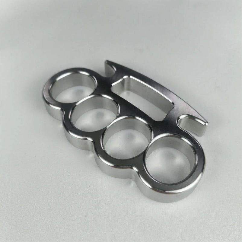 Steel Knuckle Duster Classic Design with Integrated Window Breaker