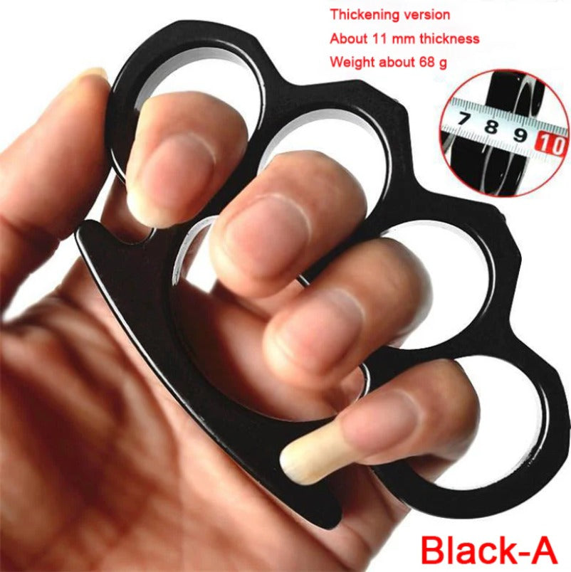 Heavy Duty Brass Knuckle Duster Four Finger Protection Tool