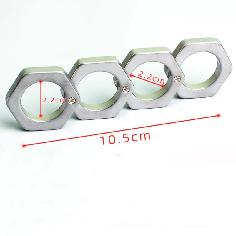 FistBreak Metal Knuckle Duster and Window Shattering Tool