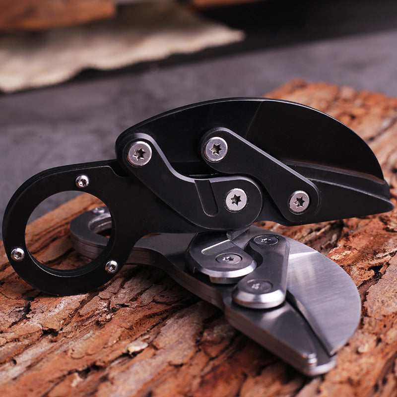 Mechanical Claw Survival Folding Blade Outdoor EDC Knife Tool