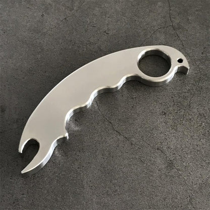 Solid Steel Multi-Tool for Self-Defense and Utility