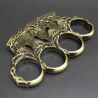 GhostFire Multi-Use Self-Defense Tool with Knuckle Duster and Tiger Fist Ring