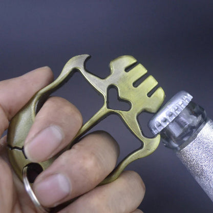 Weighted Two Finger Defender Knuckle Duster for Protection