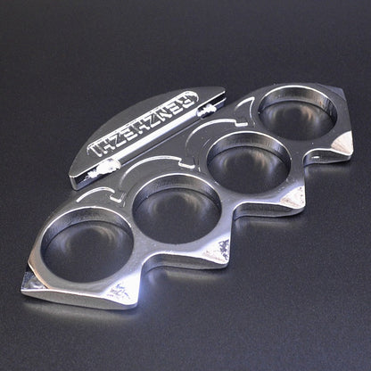 NinjaGuard Personal Defense and Fitness Tool with Brass Knuckles Duster