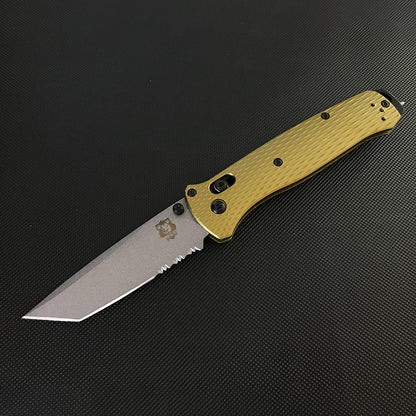 Liome Aluminum Grip Folding Tactical Knife for Camping and Survival EDC Tool