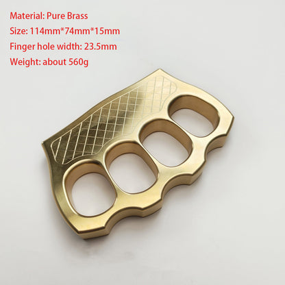 Pure Brass Knuckle Duster Self-Defense Equipment for Maximum Security