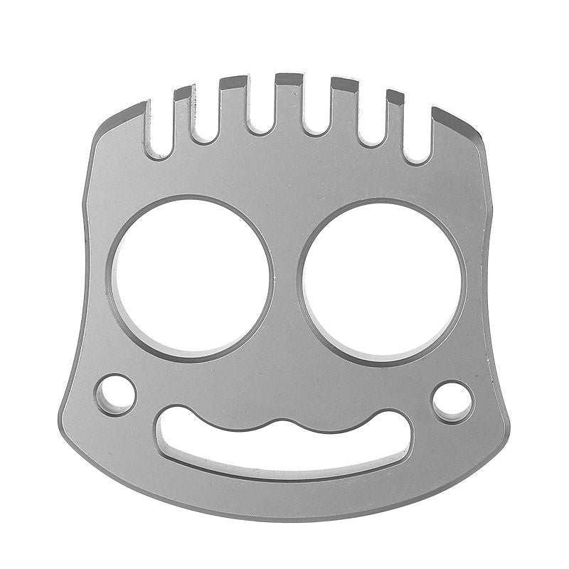 Smile Steel Knuckle Duster Multifunctional Self-Defense Window Breaker EDC Tool