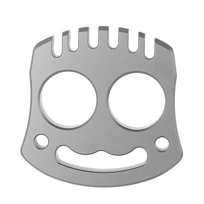 Smile Steel Knuckle Duster Multifunctional Self-Defense Window Breaker EDC Tool