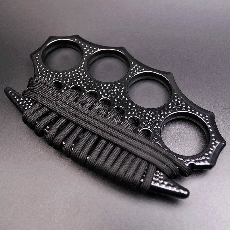 StreetGuard Four-Finger Brass Knuckles Duster and Window Breaker for Tactical Defense